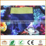 Green, Blue and Purple Messenger or Laptop Bag Made With Vintage Materials OOAK thumbnail-4