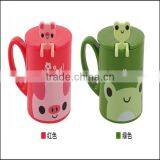 8oz Cartoon Cup With Cover Creative Cups Holder Cup Plastic Coffee Cups,custom Plastic Coffee Mug Cup Drink Milk Cup Suppliers thumbnail-1