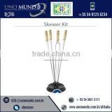 Widely Used BBQ Brazil Skewer SET ARKE thumbnail-1