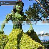 New Design Plastic Green Milan Grass Decorative Plant thumbnail-5