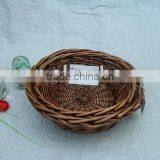 Willow Round Tray With Ear Handle thumbnail-1