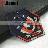 OEM/ODM Cheap Pvc Clothing Label Raised Custom Stitching Rubber Patch