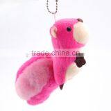High Quality 8cm Squirrel Backpack Hanging Toys Keychain for Kids Promotion thumbnail-2