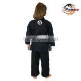 Brazilian Jiu Jitsu gi With Embroidery and Sublimation Patches or Blank Black/white/blue Col Bjj gi for Adult and Kids thumbnail-2