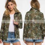 Latest Fashion Girls Classic Camouflage Jacket thumbnail-6