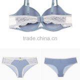 Net Western Style Underwear White Sexy Lace Bra Transparent Lace Bra thumbnail-4
