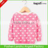 Original Design Children Clothing Girls Cardigan Brand Sweater Wool/cotton Knit Long-Sleeve Cardigan thumbnail-3