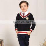 High Quality OEM Uniform Cable Knitting Fashion British Style Junior School Uniform thumbnail-2