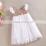 Girl Persnickety Remake Well Dressed Wolves Red Sequin Dress With Chiffon Ruffle Girl Sequin Dress thumbnail-4