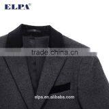 2016 Fashion ELPA Dark Gray Elbow Patches Plus Size Causal Woolen Kids Blazer thumbnail-3