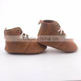 BSCI Factory Genuine Leather Sole Kids Boots Baby Shoes thumbnail-3