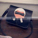 2016 Top Quality Clear pu Cosmetic Lady Hand Bag thumbnail-2