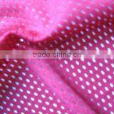 100% Polyester Knitted Eyelet 75d/36f 58/60'' Dyed,135gsm