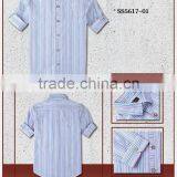 2017 Latest Stripe Short Sleeve Kids Shirts for Boy thumbnail-2