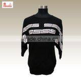 Jacquard Sweater 60%Viscose 40%Cotton New Style Lady Fashion Sweater thumbnail-1