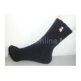 Multi-color Breathable Womens Cashmere Socks Combed Acrylic / Polyester