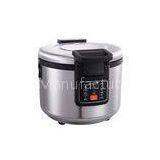 Commercial Stainless Steel Rice Cooker , Multifunction 20 Cup Rice Cooker