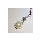 NEFFLY High Quality 925 Sterling Sliver Pearl Necklace Women for Party Pendant 1 Lot Free Shipping thumbnail-2