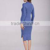 Women Fashion Design Maternity Dress Pregnant Stretch Bandage Long Sleeve Dresses For Ladies thumbnail-5