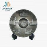 Personalized Custom Commemorative Bronze Dubai Cheap Metal City License Souvenir Plate thumbnail-3