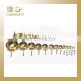2--16MM Iron /brass Made Round Head Prong Studs