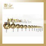 2--16MM iron /brass made round head prong studs