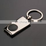 promotional metal zinc alloy led key chain custom light keyring metal flashlight keychain