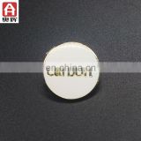 Top sale antique gold gold plating blank button badge wholesale