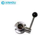 Food Grade Pneumatic Operated Sanitary Control Weld Butterfly Valve thumbnail-2
