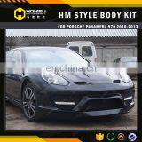 High end HM style Body Kit Carbon Fiber Bumper bodykits For porsch panamera 970