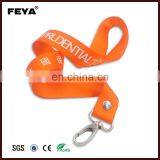 Promotional cheap Polyester Lanyard with logo/Polyester lanyard/custom nylon lanyard