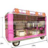 CE Multifunctional Food Kiosk China Mobile Food Cart Bakery Food Cart Trailer For Sale thumbnail-3