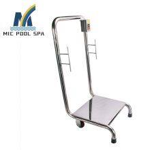 Swimming Pool 304 Stainless Steel Cleaning Machine Trolley Cart Hand Trolley Small Cart thumbnail-5
