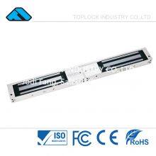 24V Electromagnetic Lock Glass Door For Double Door 1400lbs Holding Force