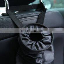Car Seat Back Garbage Bag Not Disposable Trash Rubbish Litter Box Black Color thumbnail-3