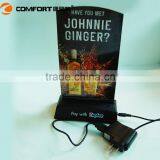 Cheep Led Lighted Outdoor Plastic Bar Drink Menu Holder thumbnail-5