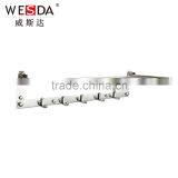 Wesda 90 Degree Rotation Bathroom Wall Towel Shelf With Hooks A0107 thumbnail-1