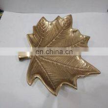 Brass Antique Leaf Bowl