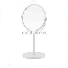 Table Stand Plastic Bathroom Makeup Mirror Round Shape Decorative Mirror Beauty Mirror for Customized Color thumbnail-3