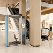 Soundproof Pods For Offices - L Size Acoustic Office Pods 4 Person Meeting Pod thumbnail-4