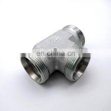 BSPT NPT JIC Hydraulic Pipe Fitting Competitive Price China Custom Steel Pipe Tee Fitting thumbnail-2