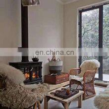 Indoor Decor Flame Decorative Mirror Bio Pellet Wood Burning Inserts Villa Heating Fireplace thumbnail-3