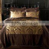Elegant Flower Jacquard Duvet Cover thumbnail-1