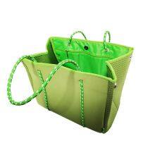 Functional Neoprene Shoulder Bag Work Travel Ladies Personalized Big Beach Tote Bag thumbnail-3