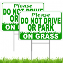 Custom Printed Correx Lawn Signs – Double-Sided With Easy-Install Metal Stakes thumbnail-2