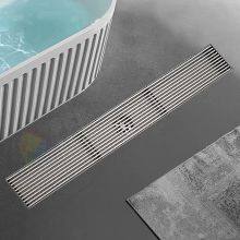 Large Deodorant Floor Drain Modern 304 Stainless Steel Rectangle Side Drain for Bathroom Shower Room Toilet Kitchen Bedroom thumbnail-2