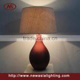 2016 Newest Slap-up Crimson Ceramic Base Table Lamp thumbnail-1
