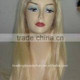 High Quality Silky Soft Blond Hair Full Lace Wig thumbnail-1