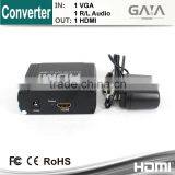 VGA to HDMI Converter VGA+R/L Audio to HDMI Converter Box Upscalling 1080P&3D thumbnail-3