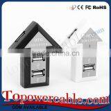 Portable Multi Usb Charger Mirco Usb 2.0 4 Port Spliter Hub For Samsung thumbnail-3